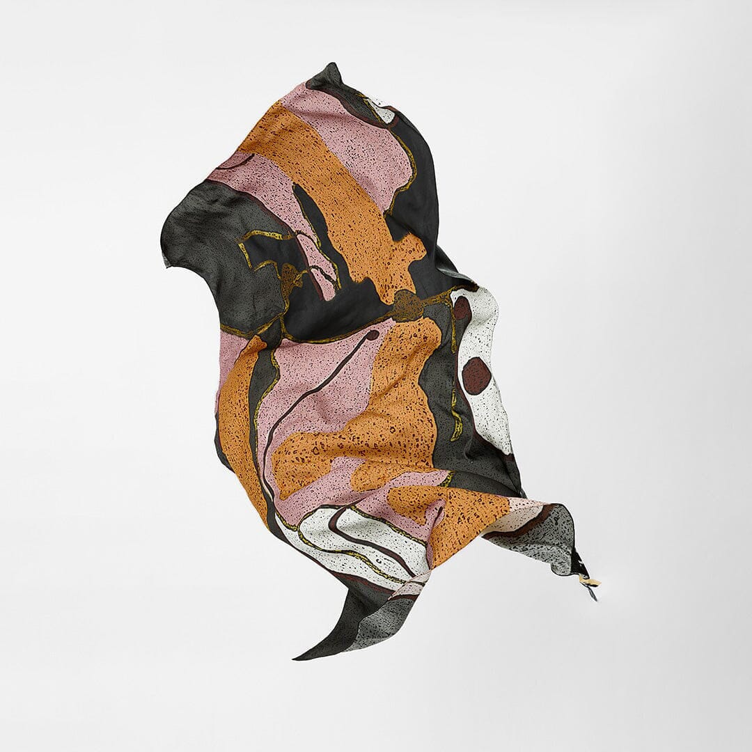 From Above Silk Scarf