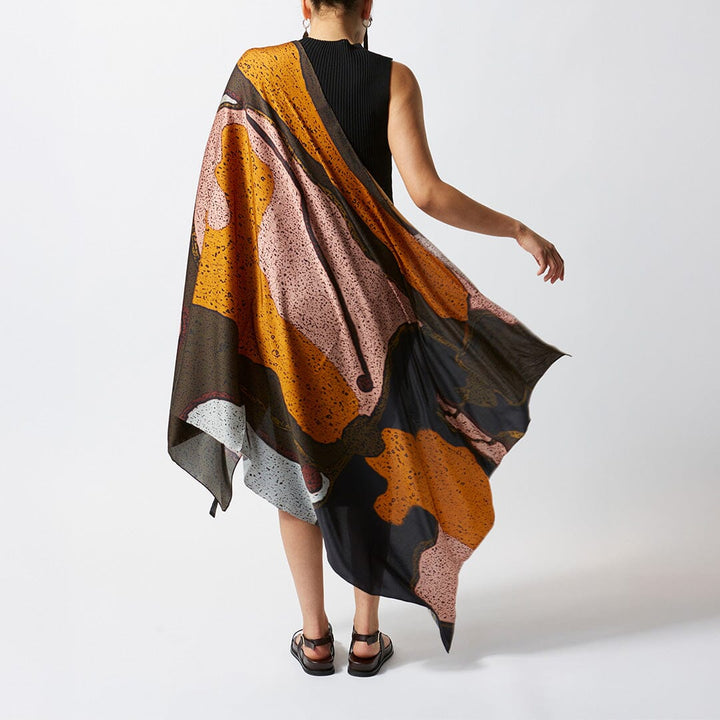 From Above Silk Scarf
