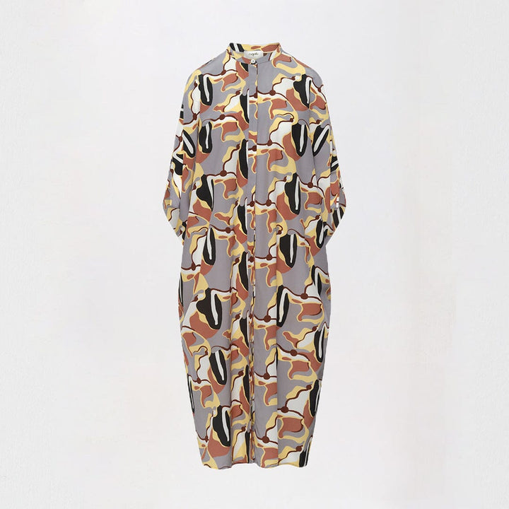 From Above Silk Buttoned Silk Kaftan - Ltd Edition