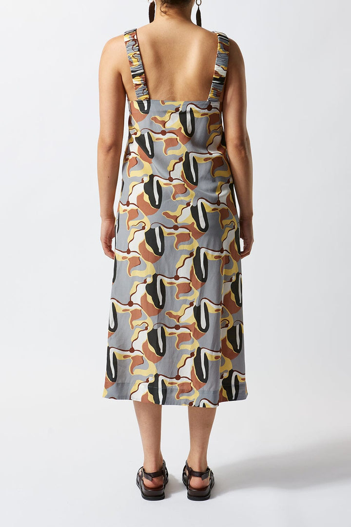 From Above Ruched Silk Slip Dress - Ltd Edition