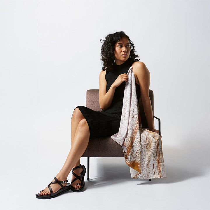 Ghost Bark Silk Square Scarf