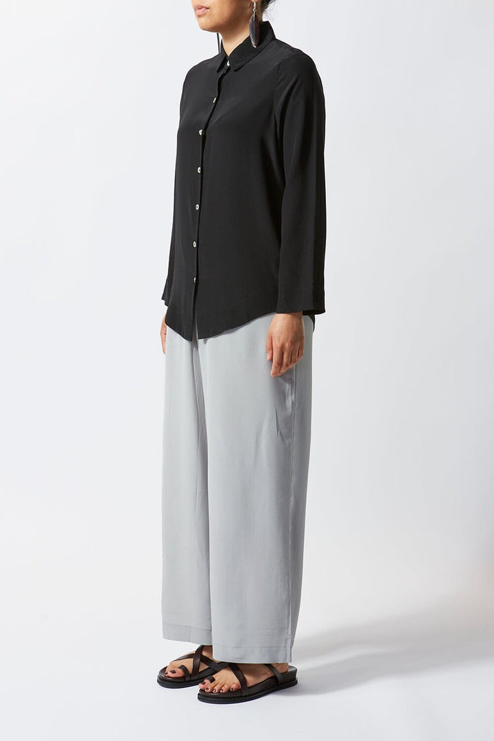 Grey Silk Pant