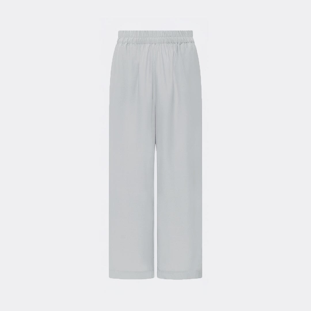 Grey Silk Pant