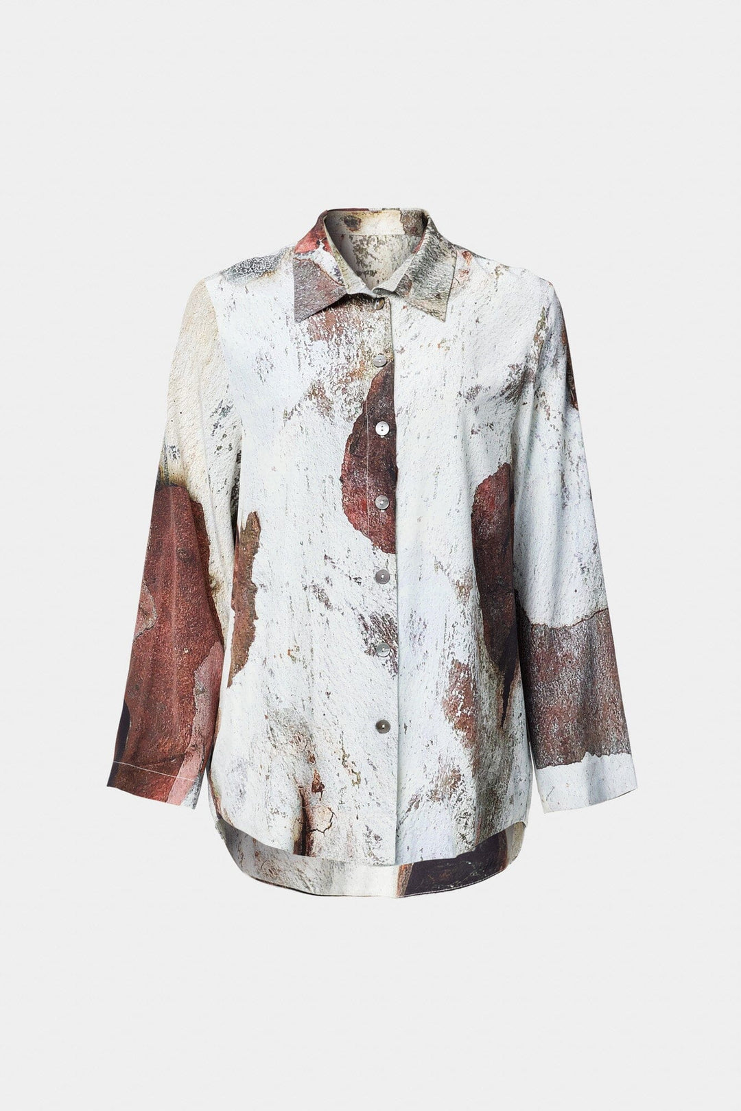 Shadow Bark Silk Shirt