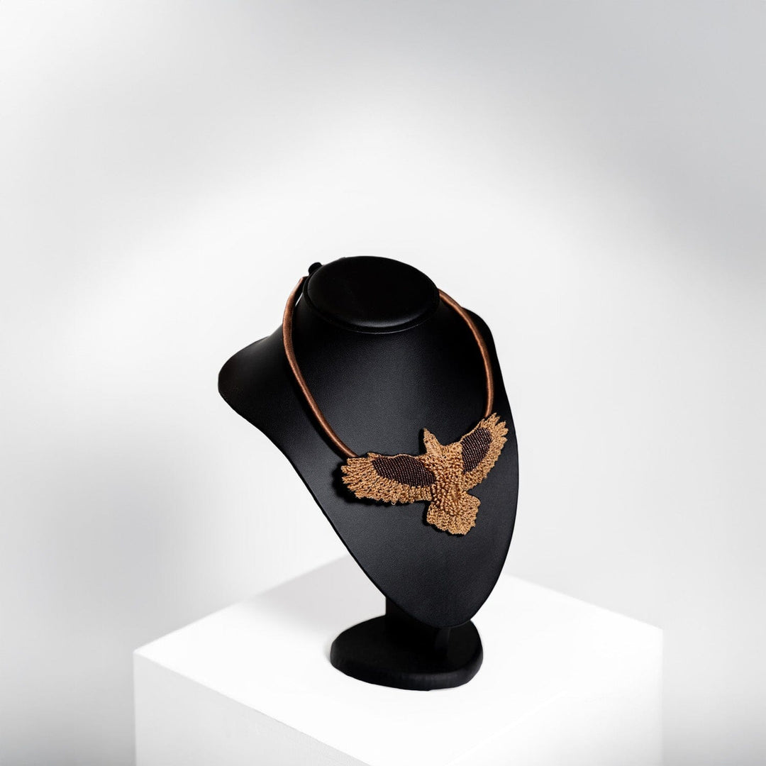 SML Brown/Mocha Emb Pendant Set