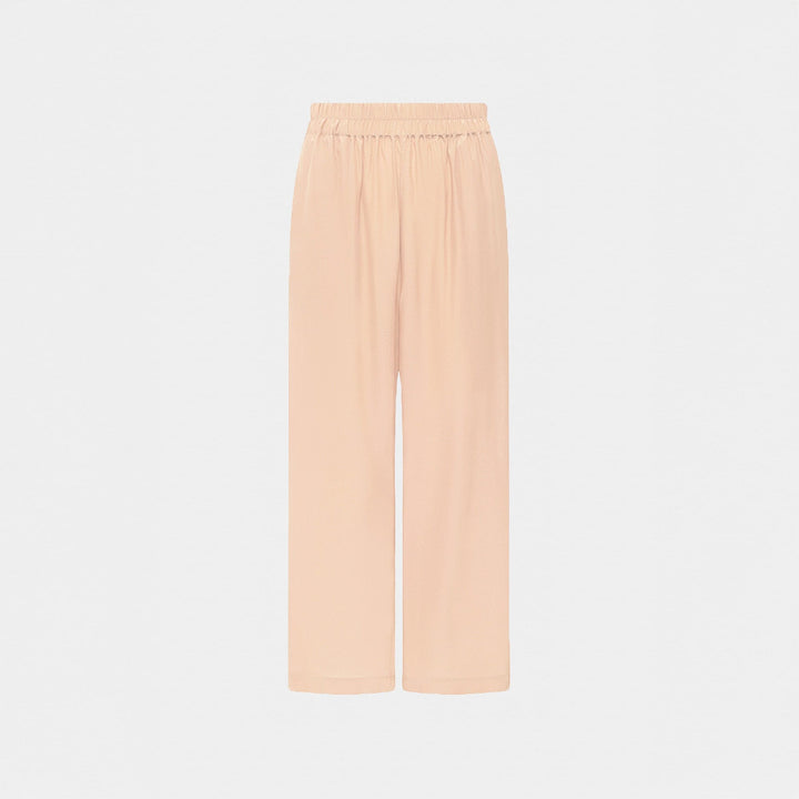 Light Mocha Silk Pant