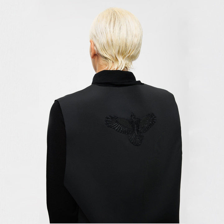 Long Line Embroidered Vest