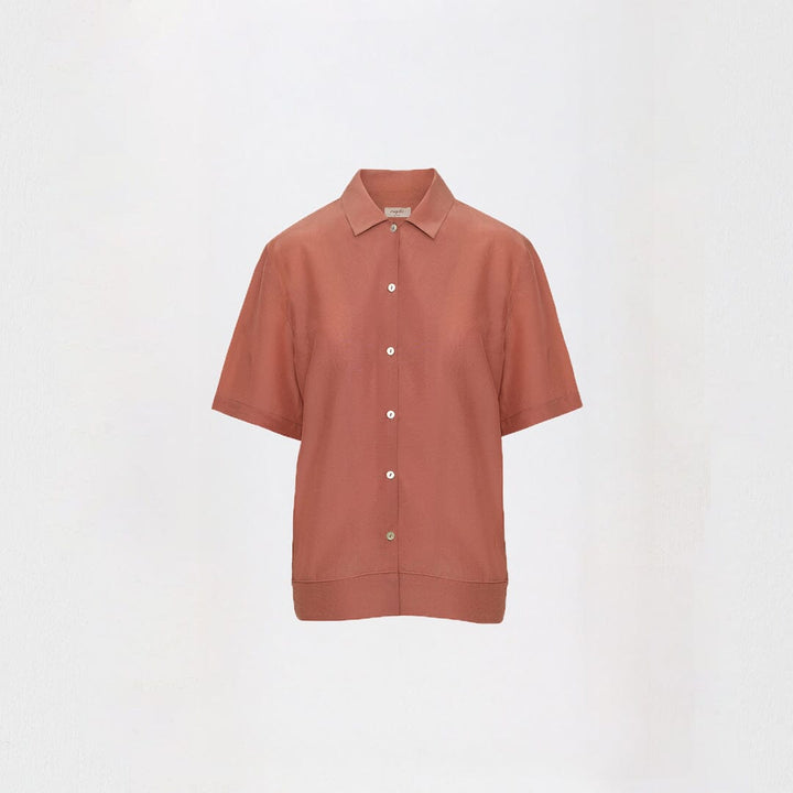 Mocha Silk Camp Shirt - Ltd Edition