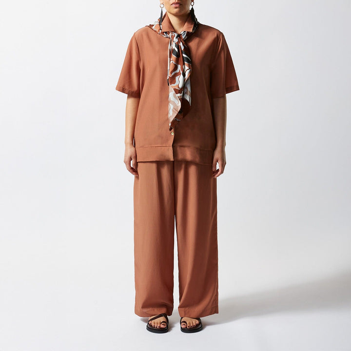 Mocha Silk Pant