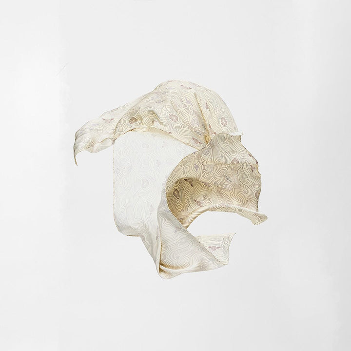 Murrandi Cream Silk Scarf