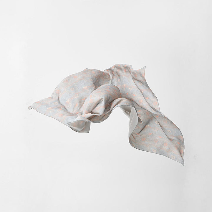 Murrandi Grey Silk Scarf
