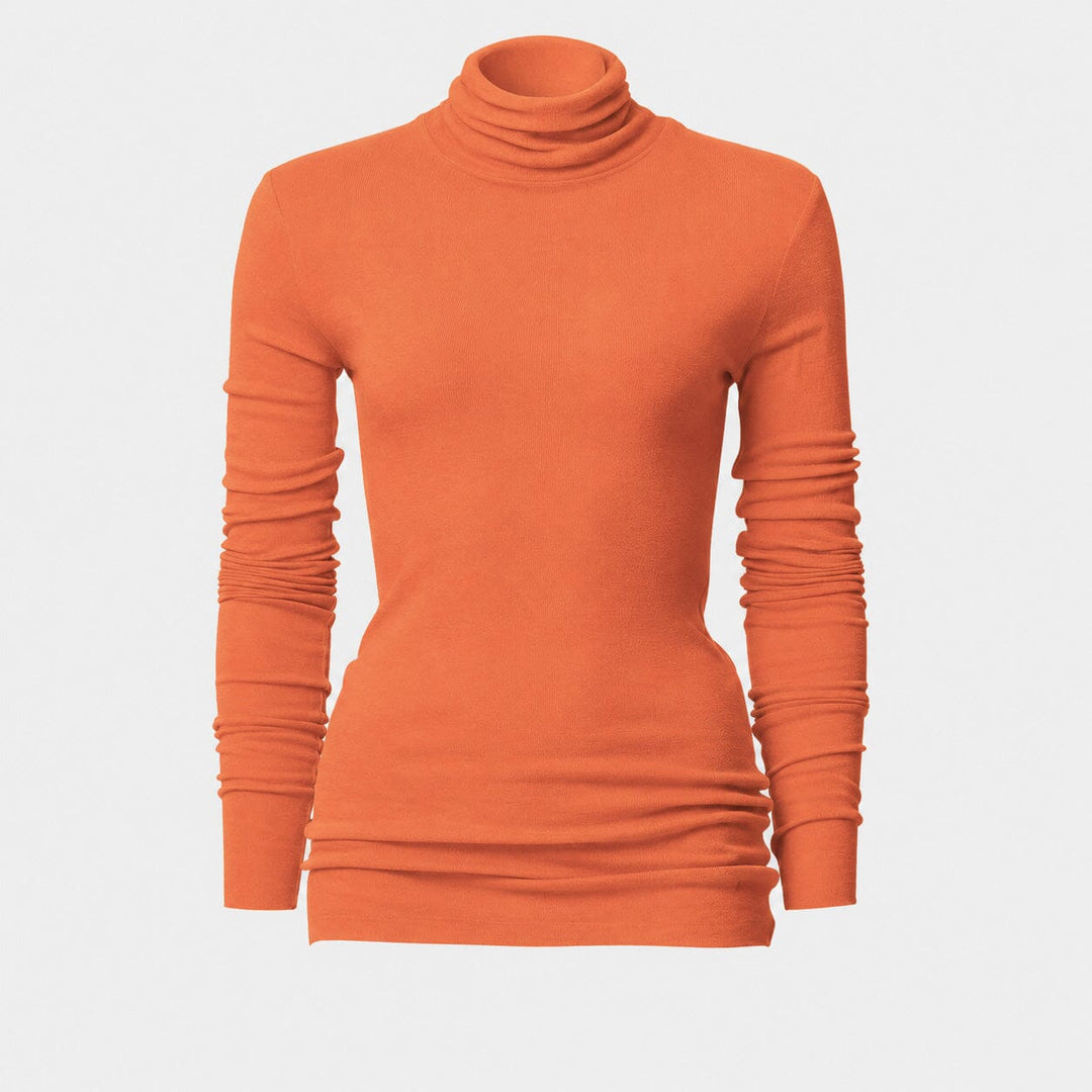 Fine Knit Skivvy - Orange