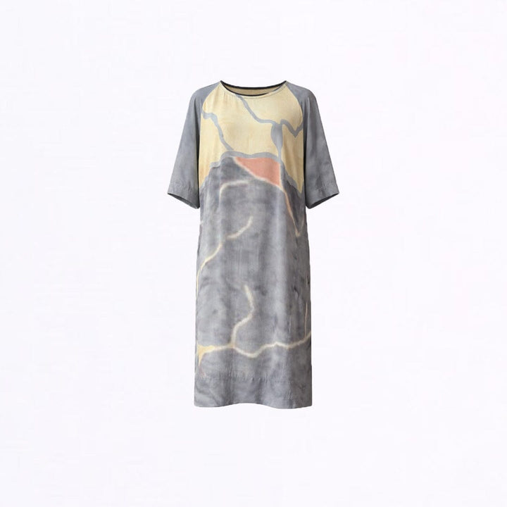 Printed Raglan sleeve Dress
