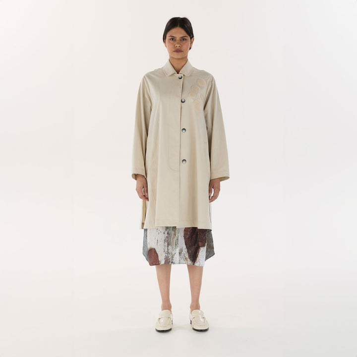 Cream Travel Coat