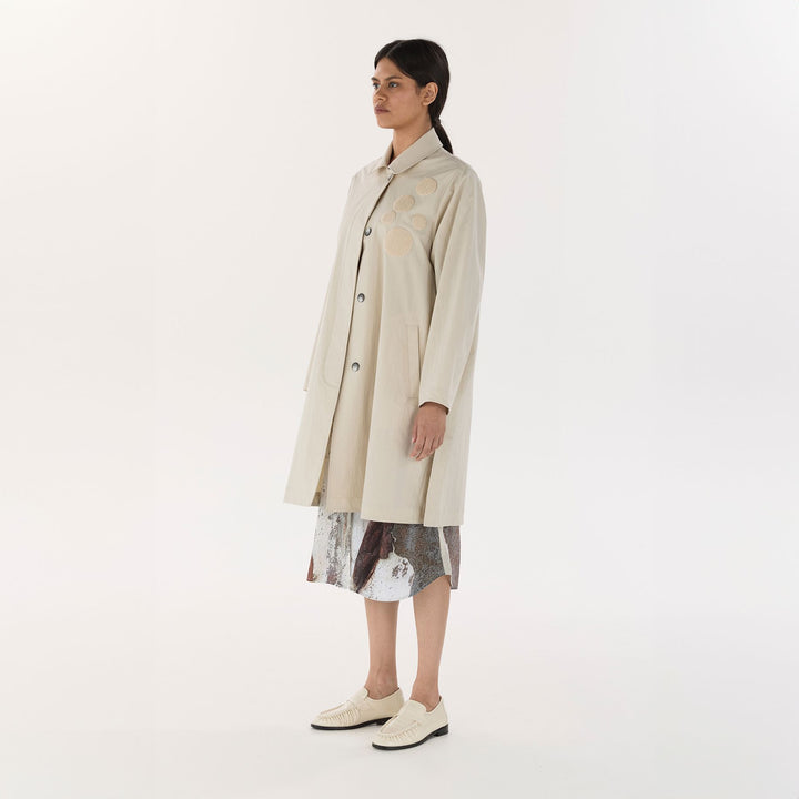 Cream Travel Coat
