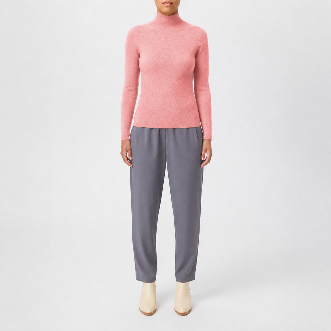 Salmon Fine Knit Sweater
