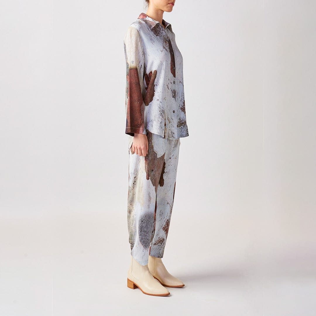Shadow Bark Silk Pants