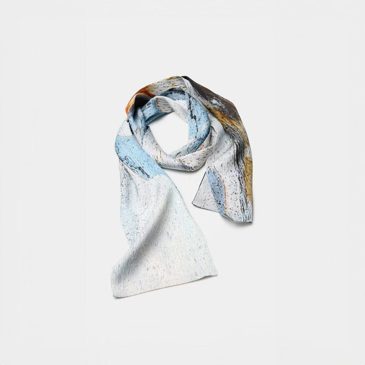 Spotted Bark Silk 145 Scarf