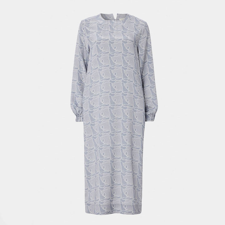Stone Spaces Maxi Silk Dress