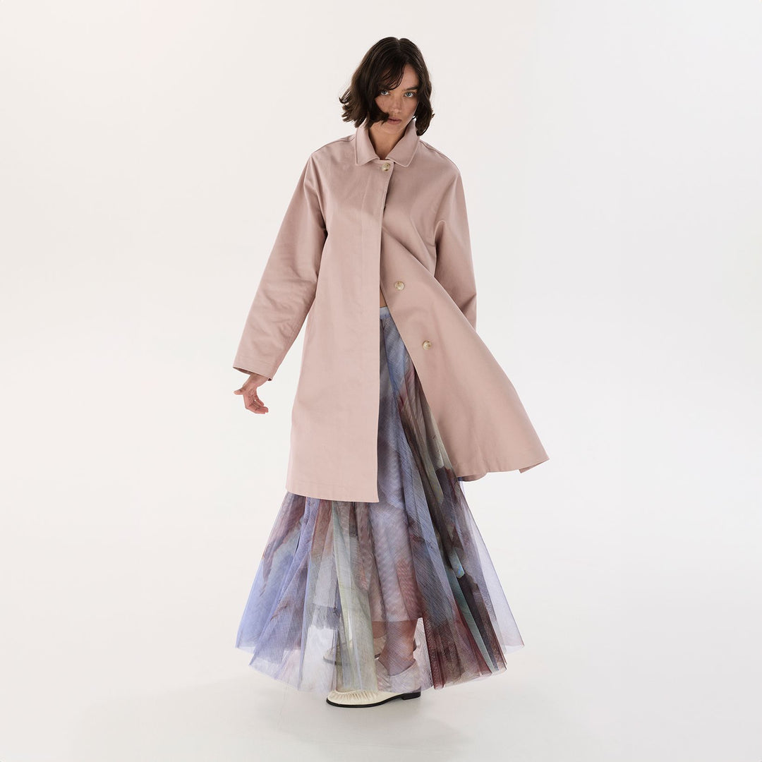 Traces Mesh Skirt