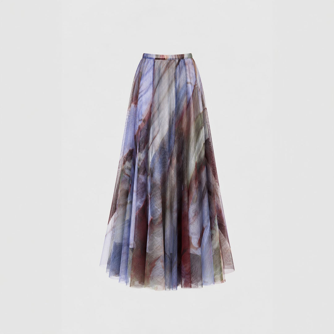 Traces Mesh Skirt