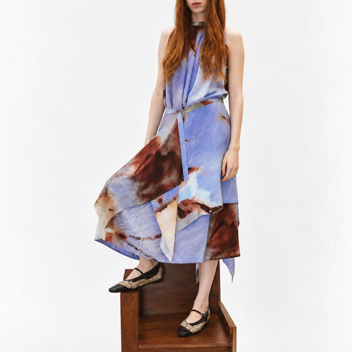 Traces Silk Poncho