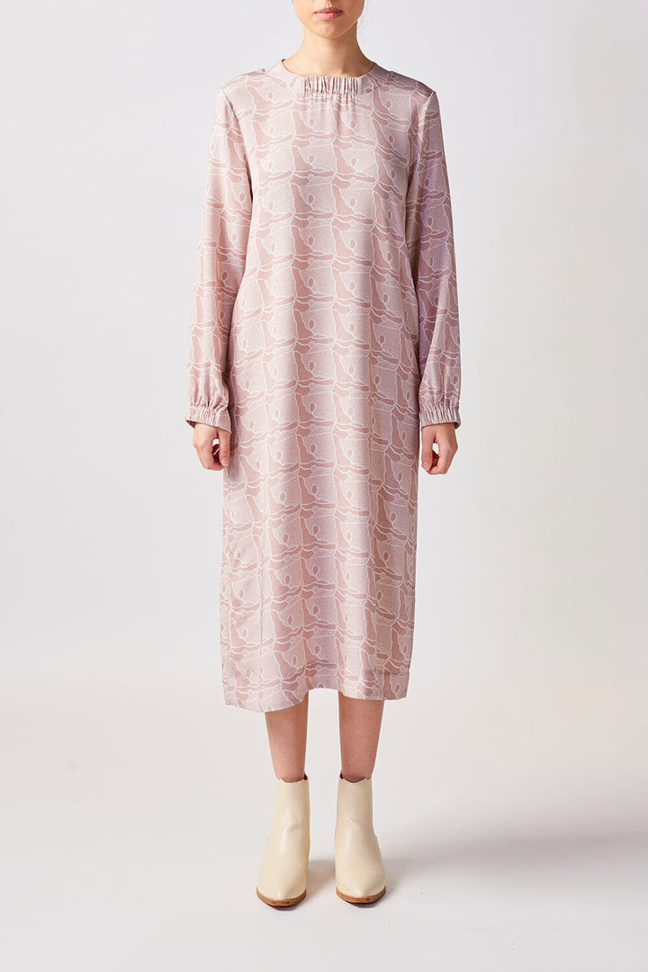 Bark Spaces Maxi Silk Dress