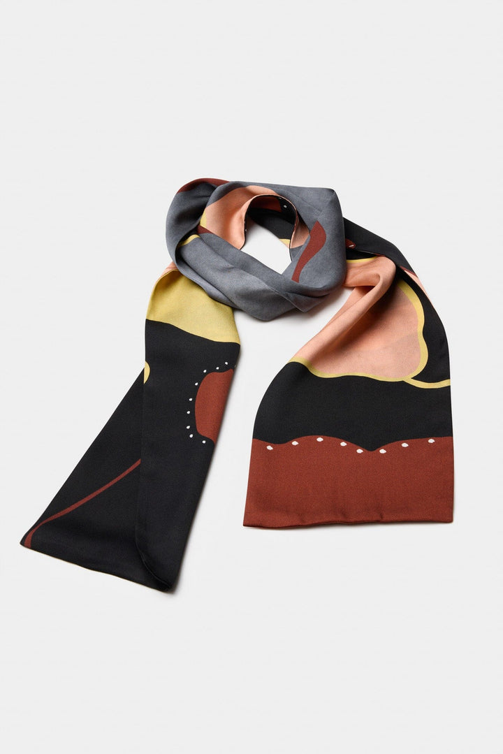 Feeling the Space Silk Neck scarf