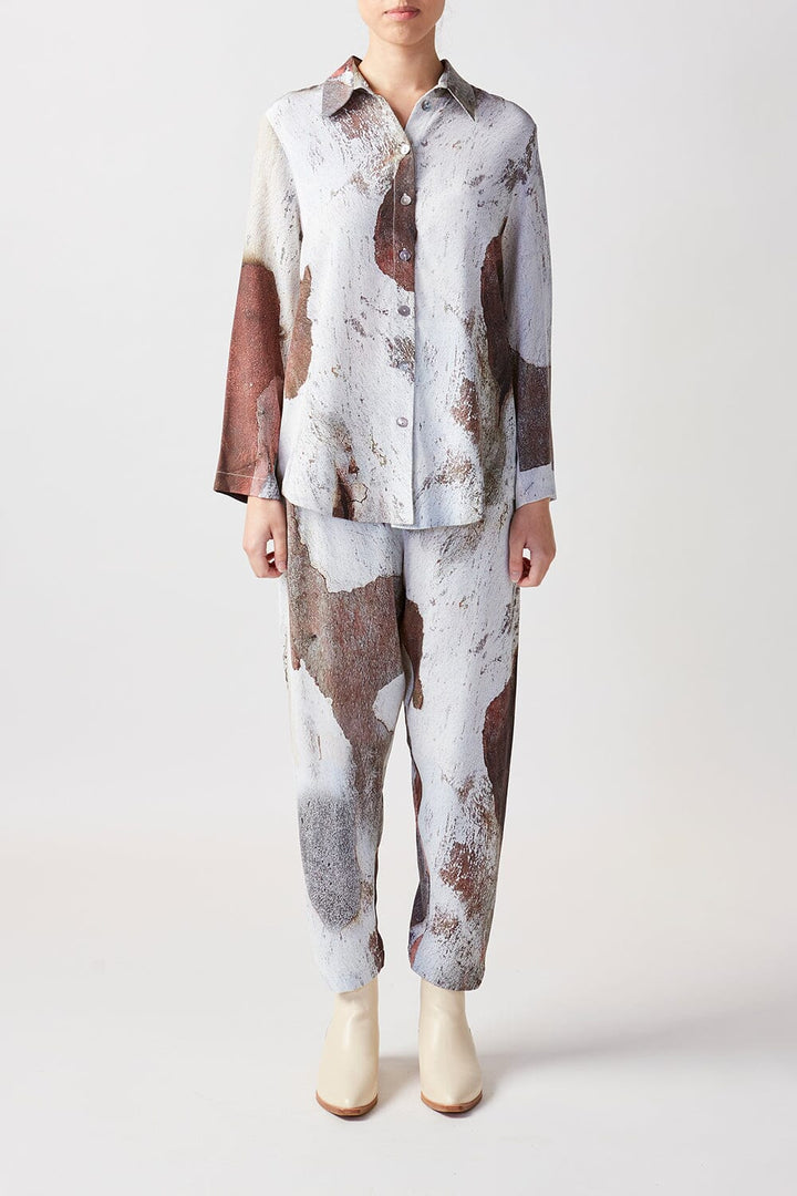 Shadow Bark Silk Shirt