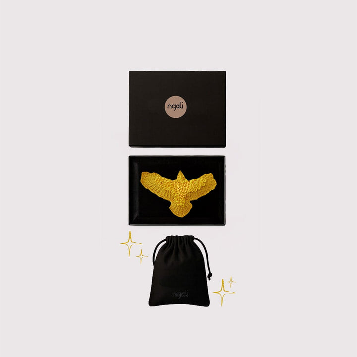 SML Sun Embroidered Brooch Set