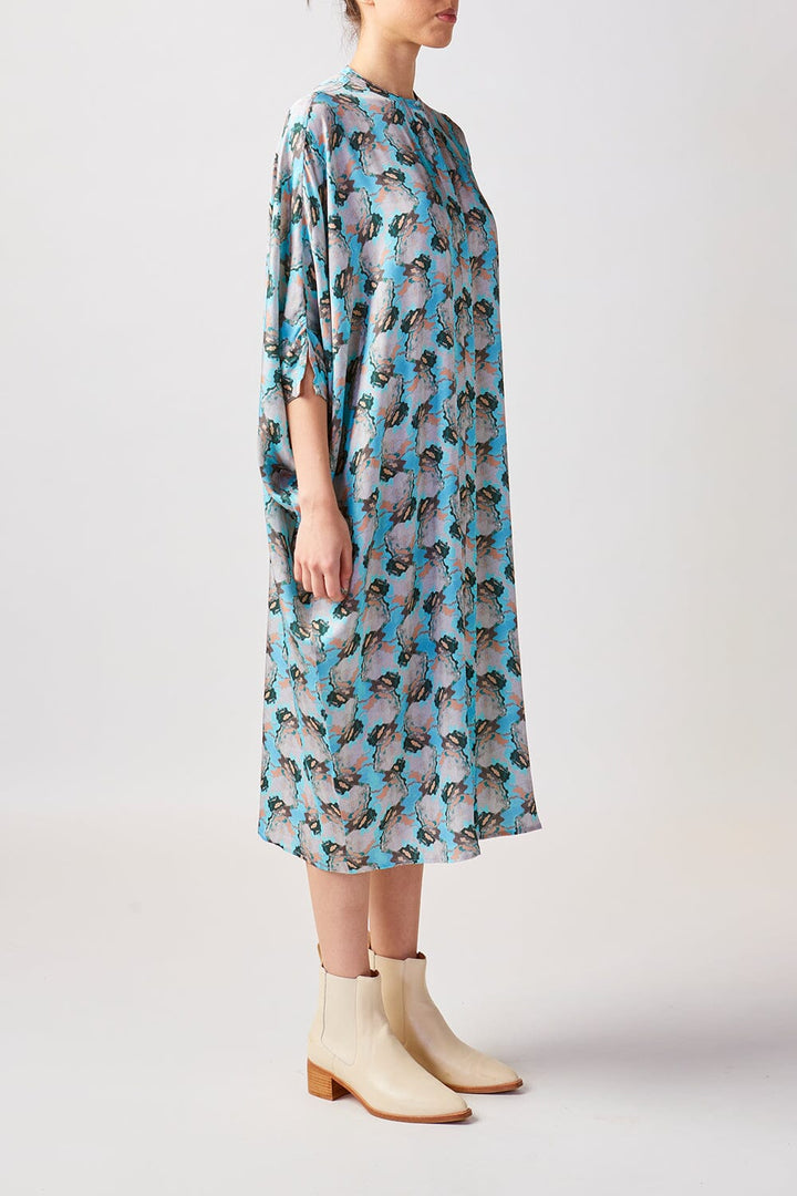 Winyu Silk Button Kaftan